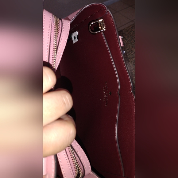 NWT Kate Spade Small Triple Compartment Satchel  Tippy soft Pink Bag - Picture 3 of 17